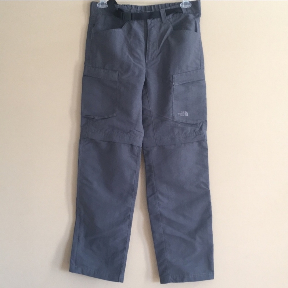 North Face Mens Gray Convertible Pants Shorts 32